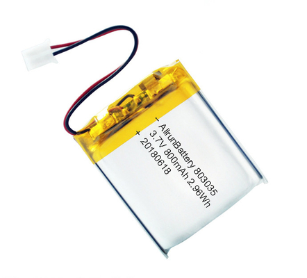Powerful LiPo Battery 3.7 V 800mAh Rechargeable Li Polymer Battery Pack