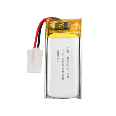3.7V 120mAh LiPo Battery Rechargeable Custom Lithium Poly Battery 1C
