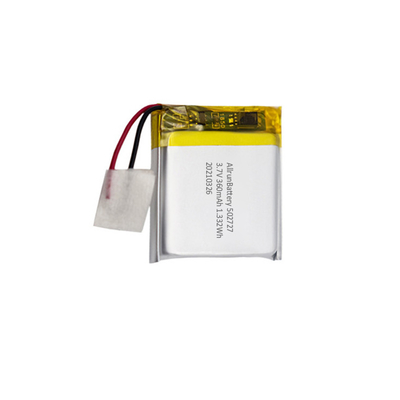PCM Square Shaped Battery Rechargeable 3.7 V 360mAh LiPo Battery