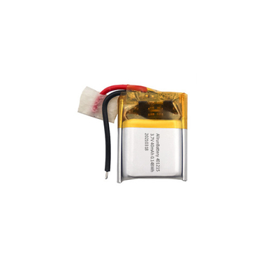 3.7V 40mAh Ultra Small LiPo Battery / Lithium Polymer Battery 401215