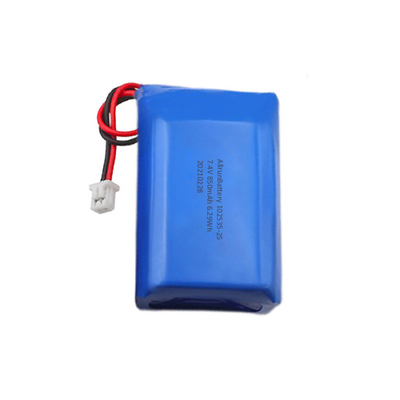 2S1P Lithium Battery Pack Powerful 7.4 V 850mAh Lithium Polymer Battery