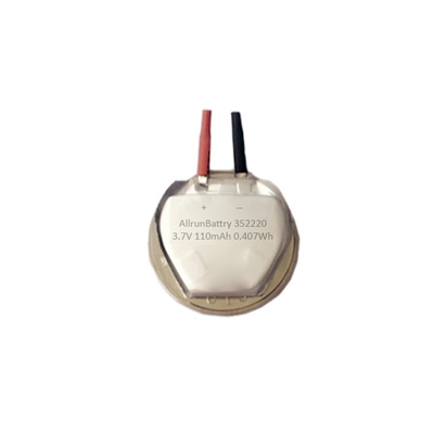 Powerful Custom Novel LiPo Battery 3.7 V 110mAh With Hexagon Shape 352220, Lithium-Ion Polymer Batteries