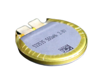 3.7V 560mAh Novel Round Lithium Ion Battery Smart Watch 533535