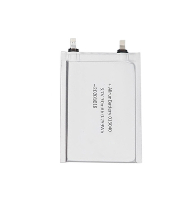 TBD 3.7V 70mAh Ultra Thin LiPo Battery For RFID Electronic Tags