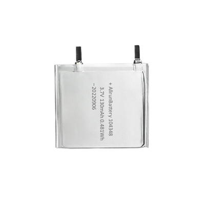 MP5 Player 3.7 V 130mAh Ultra Thin LiPo Battery Long Cycle 104348