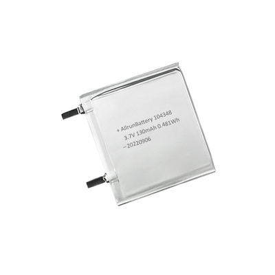 MP5 Player 3.7 V 130mAh Ultra Thin LiPo Battery Long Cycle 104348