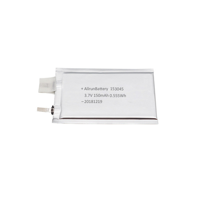 Ultra Slim LiPo Battery 3.7V 150mAh Rechargeable Lithium Polymer Battery