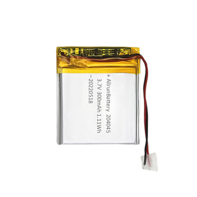 3.7V 300mAh Ultra Thin LiPo Battery Custom Lithium Battery 204050