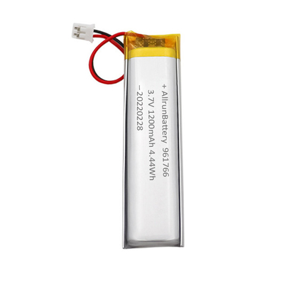3.7V 1200mAh Ultra Narrow Custom Li-Polymer Batteries Packs For Portable Medical Devices