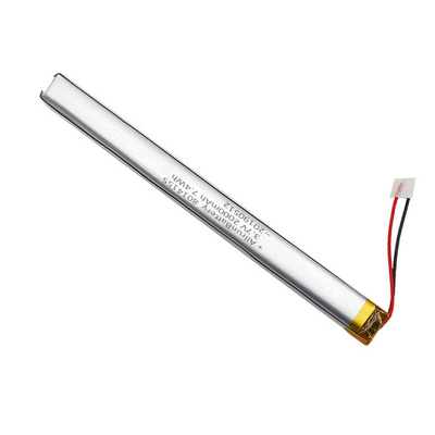 Reliable 3.7 V 2000mAh Custom LiPo Battery Ultra Narrow For Pen Drive Sticks