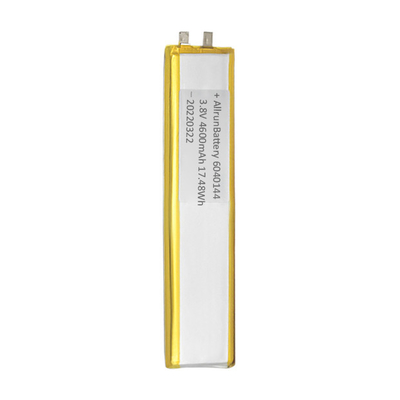 Stability 4600mAh 3.8V Custom LiPo Battery Ultra Narrow For Detection Instrument