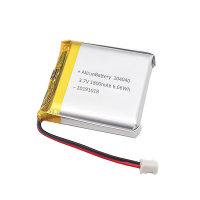 Custom Rechargeable Medical Lithium Battery LiPo 3.7 V 1800mAh