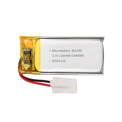 3.7V 120mAh LiPo Battery Rechargeable Custom Lithium Poly Battery 1C