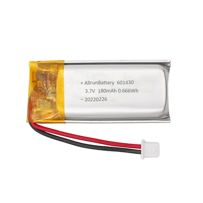 Custom 3.7V 180mAh LiPo Battery 1C Rechargeable Li Poly Battery