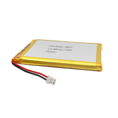 Thin Lithium Polymer Battery 3.7V 4800mAh Rectangle Lithium Ion Lithium Polymer