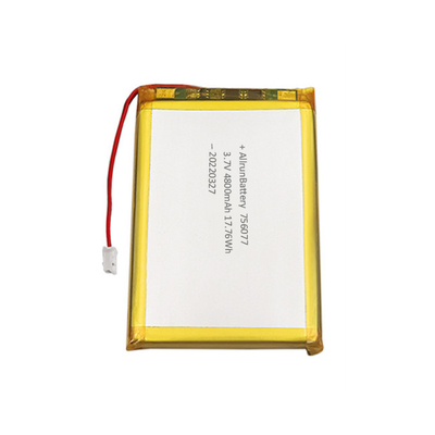 Thin Lithium Polymer Battery 3.7V 4800mAh Rectangle Lithium Ion Lithium Polymer