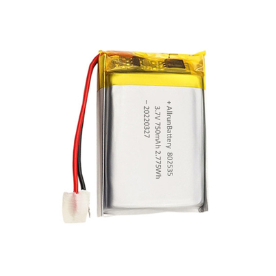 Rectangle Lithium Polymer Battery Safety 3.7 V 750mAh LiPo Battery
