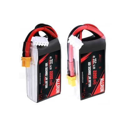 35C 14.8V LiPo Battery Pack High C Rate 4S 2200mAh LiPo Battery