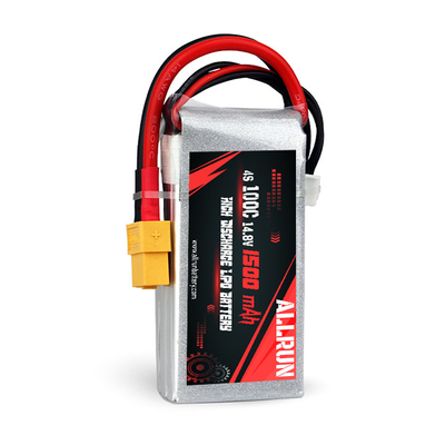 14.8V 4S 1500mAh LiPo Battery 100C High C Rate LiPo Battery Pack