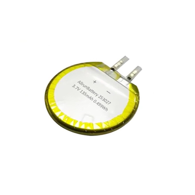 Safe 3.7V 135mAh Round LiPo Battery Reliable Custom Lithium Polymer Battery
