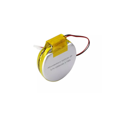 Smartwatches Round LiPo Battery Pack 1S2P 3.7V 1000mAh 503535