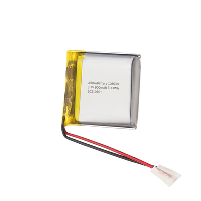 Square Lithium Polymer Battery Pack 3.7 V 900mAh Li Po Battery