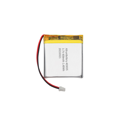 Square LiPo Battery 400mAh 1C 3.7 V Li Polymer Rechargeable Battery
