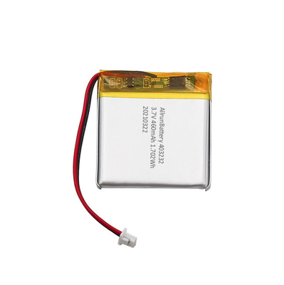 3.7V 460mAh Light IoT Battery Pack Rechargeable Square LiPo Battery Pack