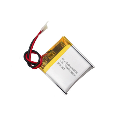 Powerful 3.7 V 150mAh Rechargeable Square LiPo Battery Pack 502020