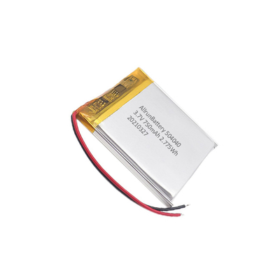Light 3.7 V LiPo Battery 750mAh Rechargeable Square LiPo Battery Pack