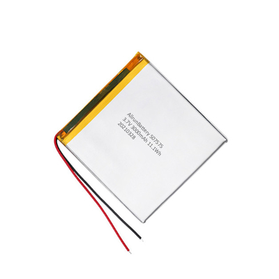 Rechargeable Square Li Ion Polymer Battery 3.7 V 3000mah LiPo Battery