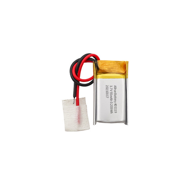 1C 55mAh 3.7 V Small Li Poly Battery 401119 For IoT Smart Devices