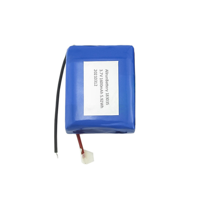 Custom Lithium Battery Pack 183035 Li Ion Battery 3.7 V 1600mah