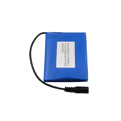 2S1P Lithium Polymer Battery 7.4 V 3500mAh LiPo Battery Pack
