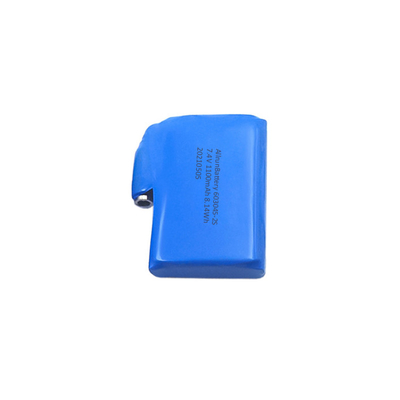 2S1P Wearable Rechargeable Battery 1100mAh 7.4 V Lithium Polymer Battery Pack