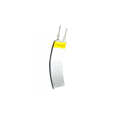 3.7 V 180mAh Wearable Rechargeable Battery Powerful Curved LiPo Battery