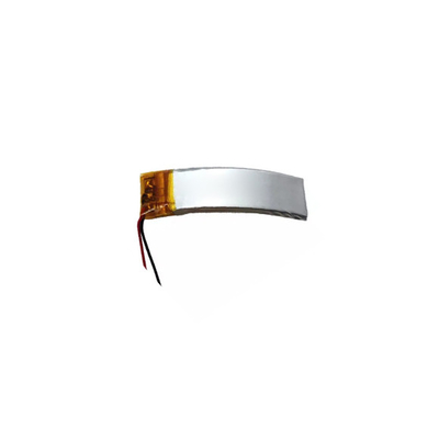 Custom 320mAh 3.7 V Wearable Rechargeable Battery Curved LiPo Battery