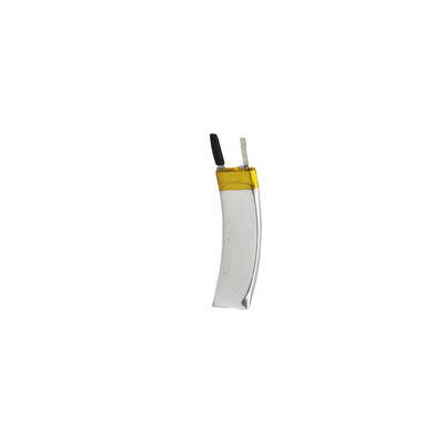 Curved Wearable Rechargeable Battery 3.7 V 80mAh LiPo Battery