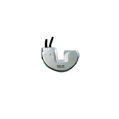 Novel 190mAh 3.7 V Lithium-ion Polymer Battery C Shape LiPo Battery