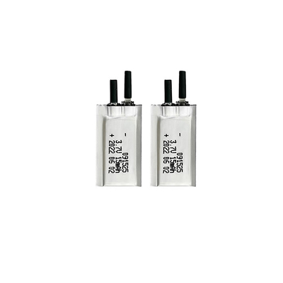 3.7V 15mAh Custom Rechargeable Ultra Thin LiPo Battery 091525