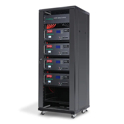 Stackable Module Server Rack LiFePO4 Battery Rack Mounted For Off Grid Solar Power System